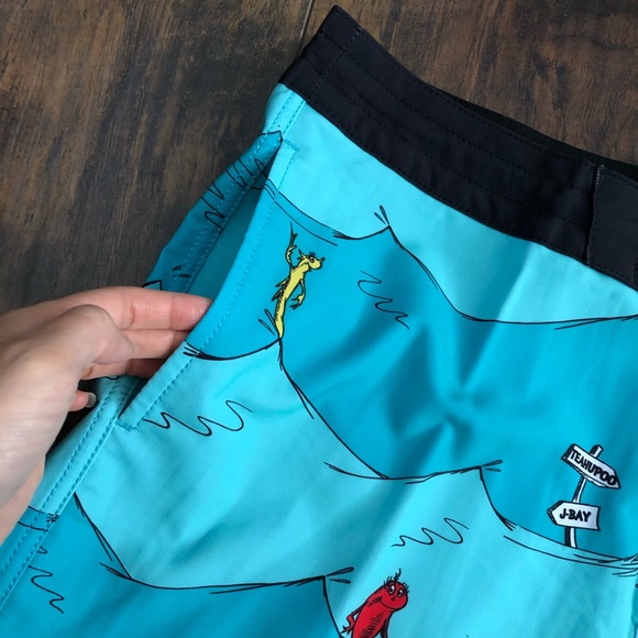 Billabong Dr Seuss OneFish TwoFish Boardshort Aqua - Picture 9 of 16